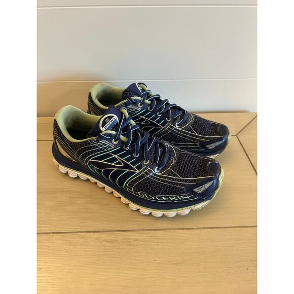 Brooks Glycerin 12 Womens Size 10 Running Training Athletic Shoes Blue  No Sole - Picture 1 of 8